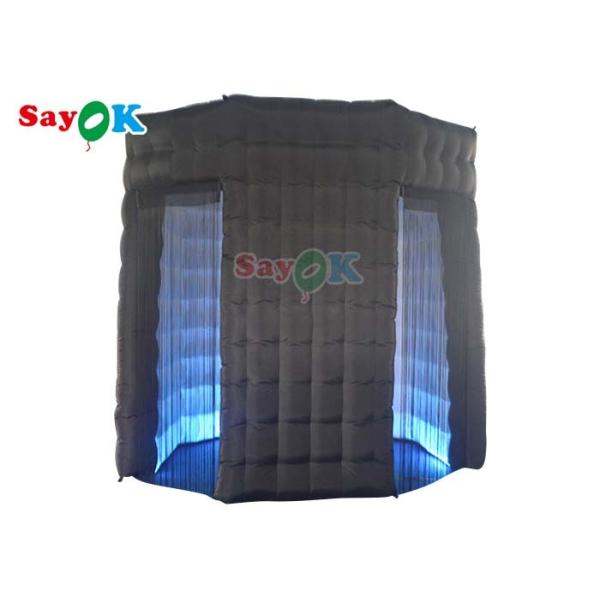 Анти- поврежданный шатер приложения будочки фото света СИД раздувной для свадьбы