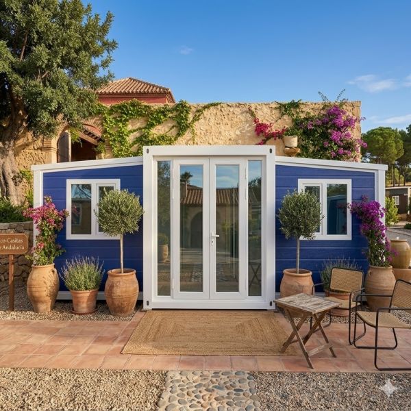 Premium Expandable Container House , Prefab Modular House For Spanish Developers