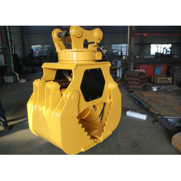 3/4 Inch BSP Excavator Rotating Grapple Lower Rotate Speed Easy Operation Internal Linkage