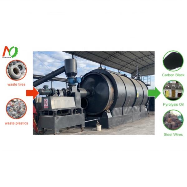 Q245R Boiler Steel Reactor Material Rubber Tyre/Scrap Tyre Recycling Plant Pyrolysis Plant Suppliers