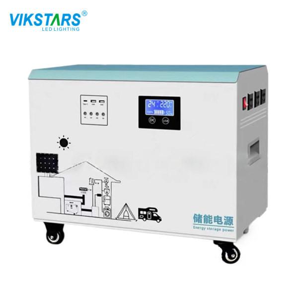 3000w Portable Power Stations 3000WH Battery Capacity With Voltage Digital Display