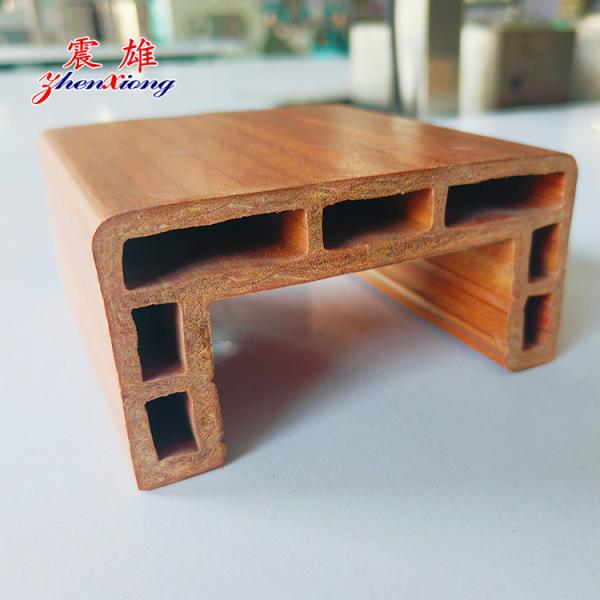 Auto Plastic Profile Production Line Multi Shaped Wood Abs Plastic Extrusion
