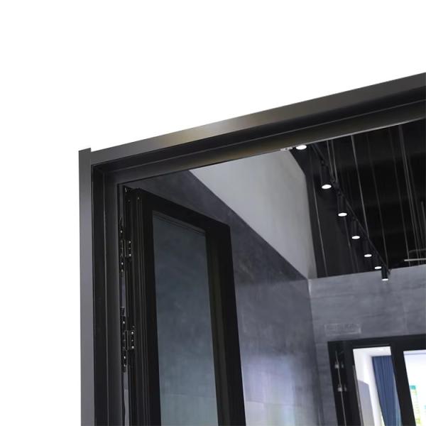 Modern Aluminum Glass Entry Door Clear External Aluminium Glass Door