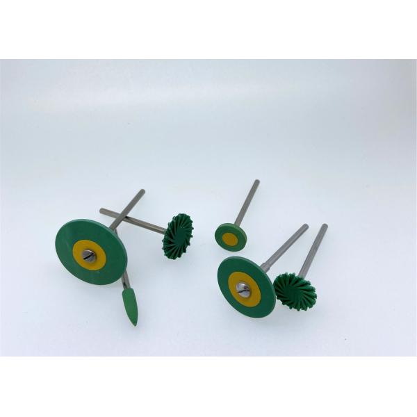 Sintered Dental Rubber Diamond Polisher green Pre Polishing Zirconia Grinding Wheel