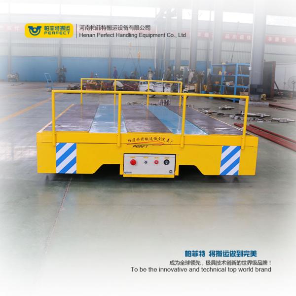 Rail Electric Flat Car / Battery Transfer Cart 1- 300 Ton Load Capacity