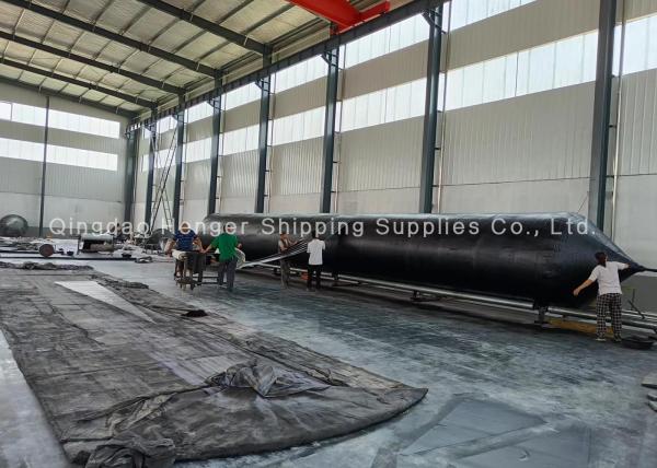 Ship Launching Airbags Customized Marine Rubber Airbags For Salvage / Landing