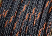 Luva resistente ao calor Sleeving trançada elétrica 1mm 150mm do fio do ANIMAL DE ESTIMAÇÃO preto