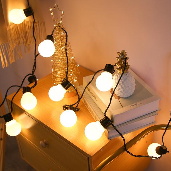 Outdoor Patio String Solar Backyard Lights with Edison Clear Bulbs Waterproof Hanging Lights for Balcony Porch Bistro Party