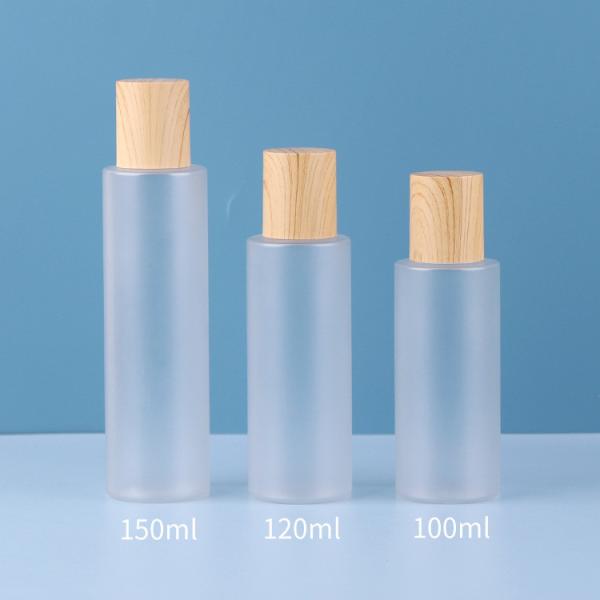 Eco Golden Airless Pump Bottles Luxury Capacity 150ml For Cosmetics