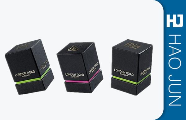 Recyclable Paper Cardboard Candle Boxes With Insert Card , Logo Customized