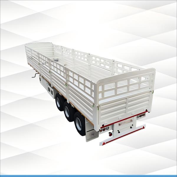 CIMC 3 essieux Chasseur de clôture Chasseur à suspension mécanique Chasseur de semi-remorque