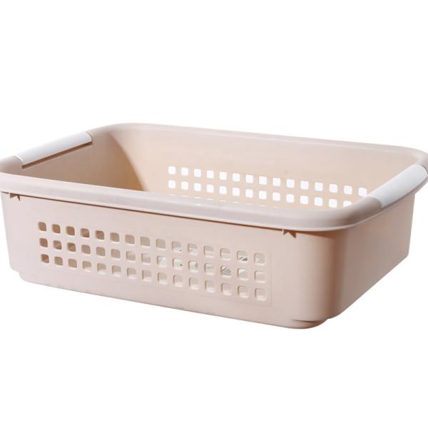 Bathroom Handle Plastic Basket Organizer for Vegetable
