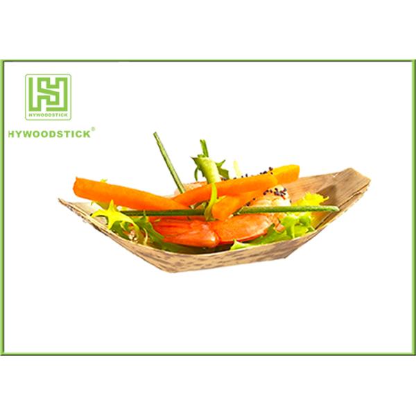 Boat Shape Sushi Serving Plate Eco Friendly Container For Wedding Party