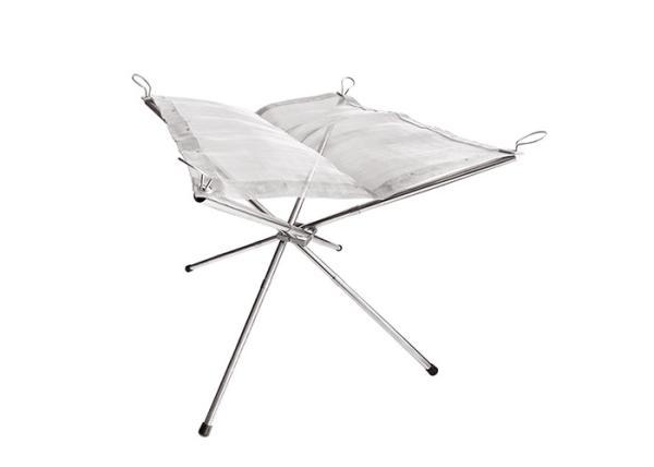 42cm X 42cm Portable Stainless Steel Fire Pit Outdoor Bbq Fire Stove