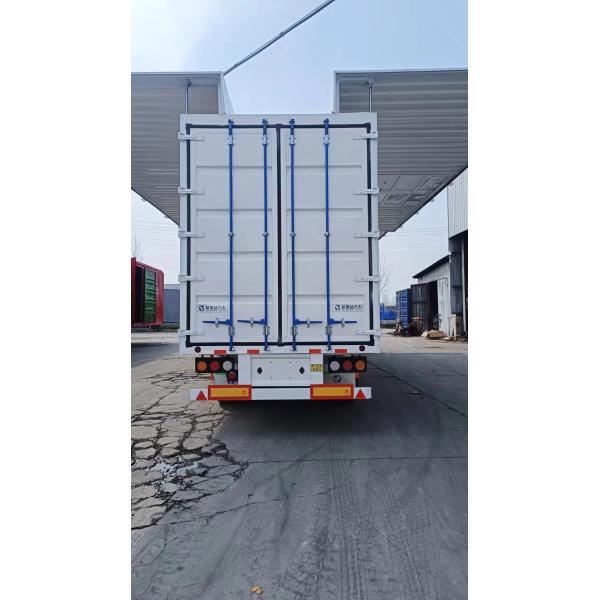 Steel Curtain Side Dry Truck Semi Trailer with Aluminum Wall and Optional 3 Axles
