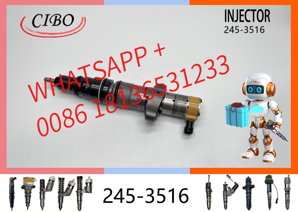 original 245-3516 2453516 Common Rail Fuel Injector Nozzle for C9 Engine Excavator E330D E336D E324D 320D2 320EL 323EL Diesel Injector 293-4067 20R-8060 original new injector