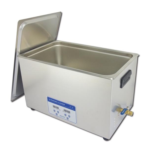 Stainless Steel Benchtop Ultrasonic Cleaner 30liter 40KHz for Desiel Oil Removal