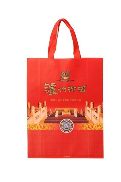 Factory Best selling CMYK printed waterproof glossy laminated non woven bag