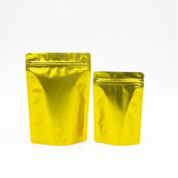 13 X 18 11 X 6 10 X 12 Gold Resealable Aluminum Foil Ziplock Bag Metallized Coffee Snack