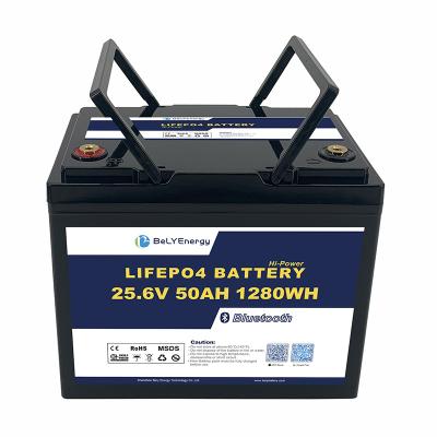 Brand New High Performance 25.6V 50Ah Lifepo4 Battery For Electric Tools And Appliances
