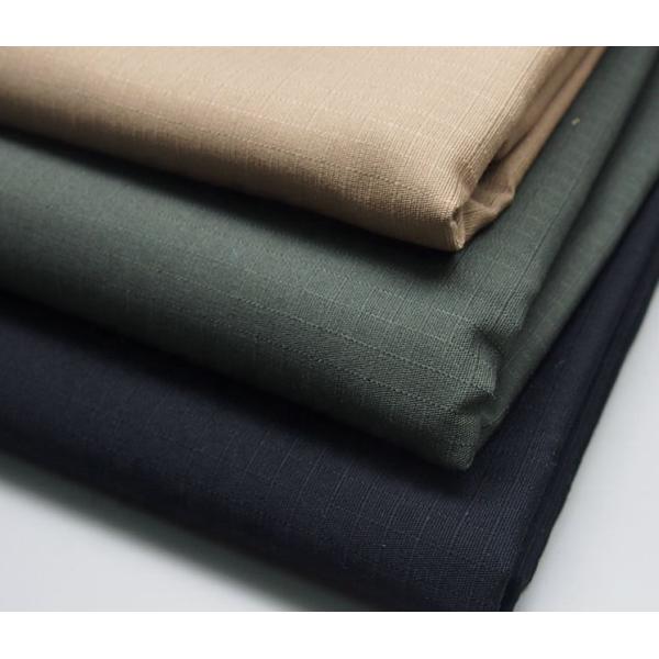 Ripstop Stretch Fabric Waterproof Tactical Pants Garments Poly Cotton 220gsm Qingdao