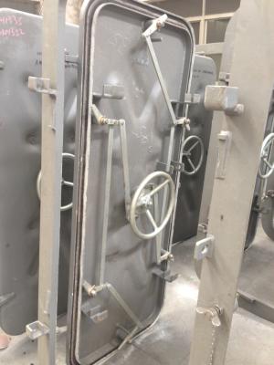 Portas marítimas de alumínio à prova d'água navio A60 porta à prova de fogo de aço macio