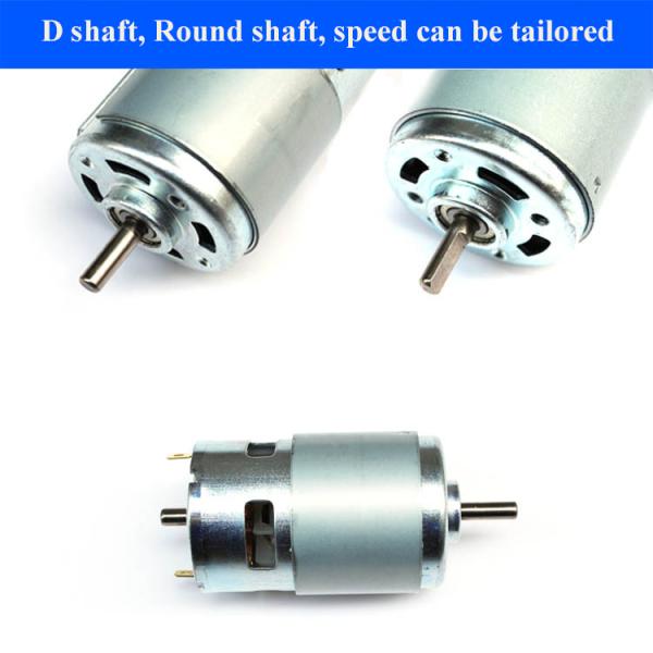12V 24V Dual Ball Bearing Brushed DC Motor 895 775 795 High Power 300W For Power Tool