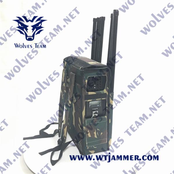 Jammer do sinal da trouxa da G/M 4G 5G GPS L1 do jammer de DC24V 200m RF Manpack
