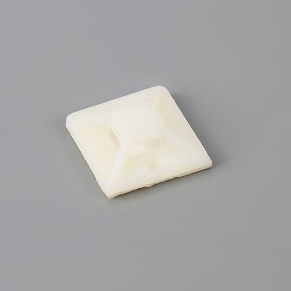 White Cable Ties Mounts Easy Installation Multi Purpose CE ROHS