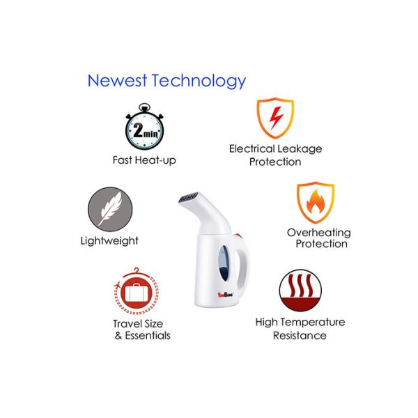 Предохранение от Оверхэат сопротивления железного портативного распаровщика одежды высокотемпературное