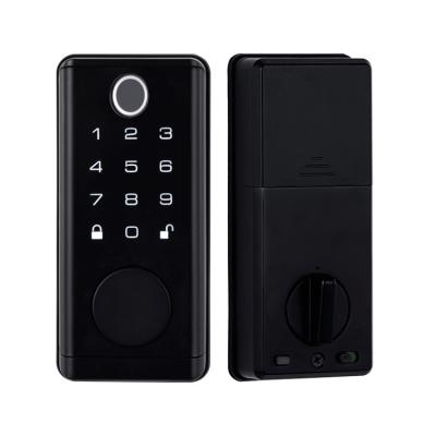 Fechadura de porta BLE prateada Bateria alcalina Desbloquear cartão-chave eletrônico Fechaduras de porta