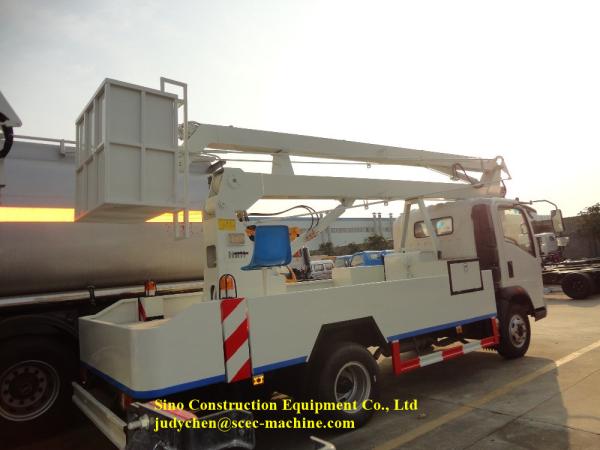 Light Chassis Truck Mounted Aerial Work Platform 18m 360 Degree Rotating