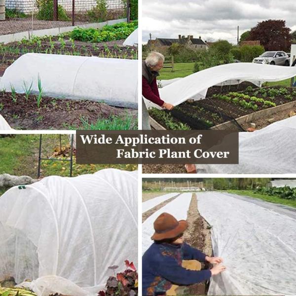 Plant Freeze Protection Covers 32 x 47 Inch Winter Shrub Cover Tree Frost Blanket Drawstring Winter Frost Prote