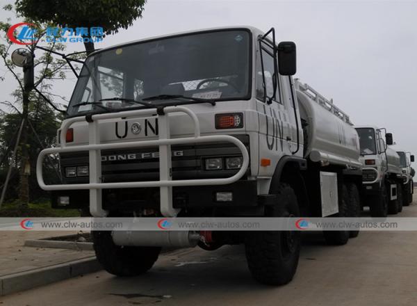 Toda a roda de Dongfeng 6x6 elimina o caminhão de reabastecimento móvel da estrada 12000L
