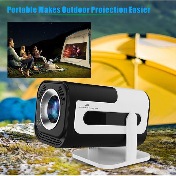 Portable Mini Projector 4K Max Resolution 2G RAM LED Lamp 5G WIFI 150ANSI  Features Built-In  USB 20P Android 13