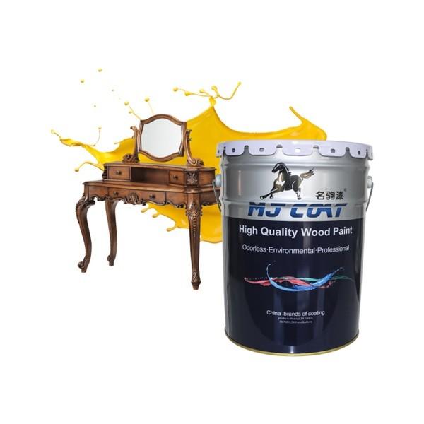 Scratch Resistant NC Wood Finish Transparent Solid Top Coat For Painted Cabinets