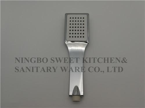 ABS material shower head hand shower square top shower spray shower set single flows bathroom accessories
