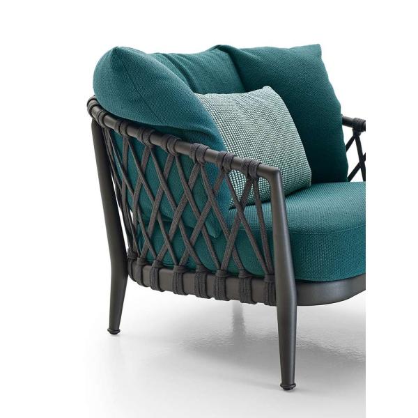Modern Design Style Garden Furniture Sofa Waterproof Comfortable Outdoor Rope Chairs