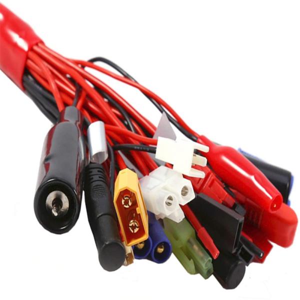 Silicone RC Battery Charger Leads , 19 In 1 Multifunctional Lipo Charging Leads