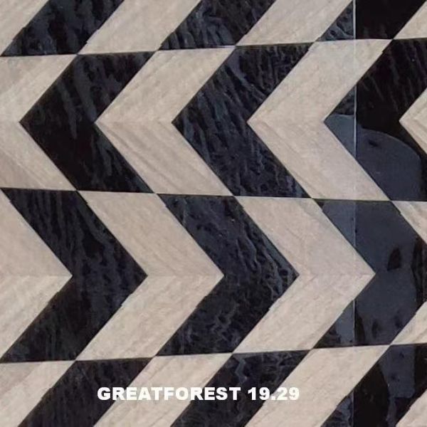 Artistic Parquet Wood Veneer Hand-Made Modern Minimalist Style Artistic Customization For Car Interior