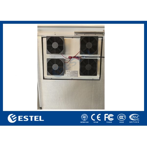 34U Outdoor Telecom Battery Cabinet RAL7035 Galvanized Sheet Custom Solution
