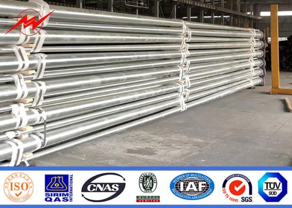 8m 11m 12m IP65 Optical Assembly Street Light Poles with Electroshock Resistance