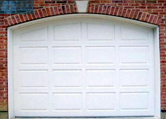 220V Pinch Resistant SS304 Overhead Sectional Garage Door