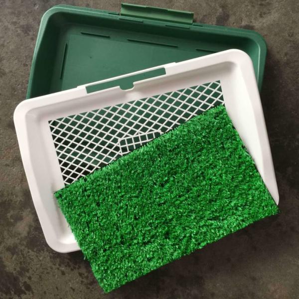 Easy Clean Removable Cover Pet Grooming Tools Indoor Dog Potty Tray 1378g