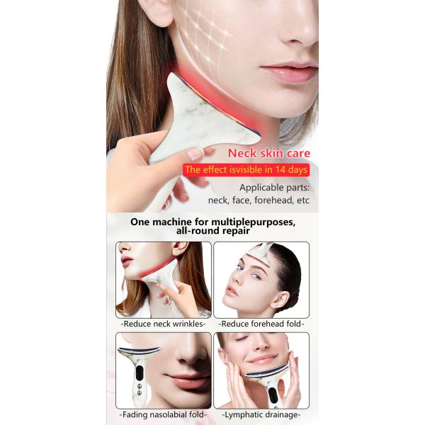 Waterproof Neck Face Device Anti-Wrinkle Electric Neck Lifting 7 in 1 Face Lift Device