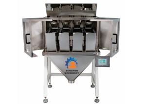 Four Head Linear Weigher 3000ml Hopper Volume 7 Inch Touch Screen Operate