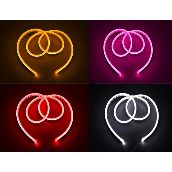 Restaurant Silicone Neon LED Strip / 8mm LED Neon Strip 12v 540 - 600lm