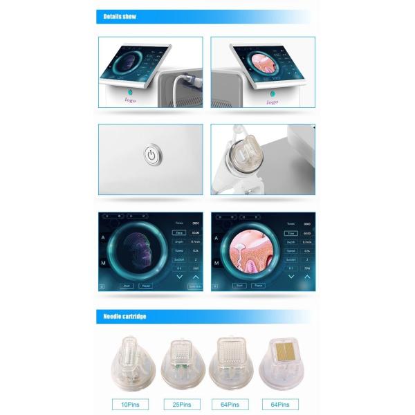 Удаление шрама угорь машины Microneedle частичное RF 64 штырей Nano