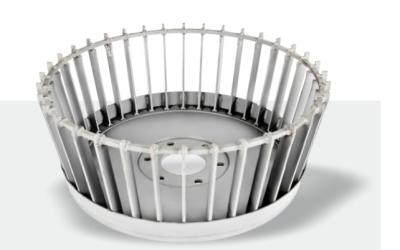 Steel Classifier Wheel Spare Parts For Aquatic Feed Extruder