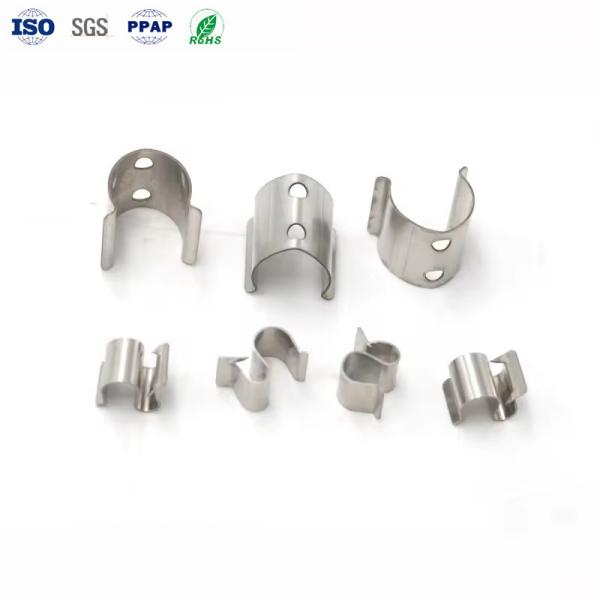 Partes de estampado de acero inoxidable personalizadas 0.2-5 mm de espesor ISO9001